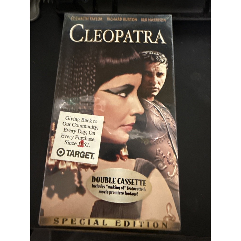 Cleopatra (VHS,‎ 2001, 2-Tape Set, Special Edition) NEW FACTORY SEALED